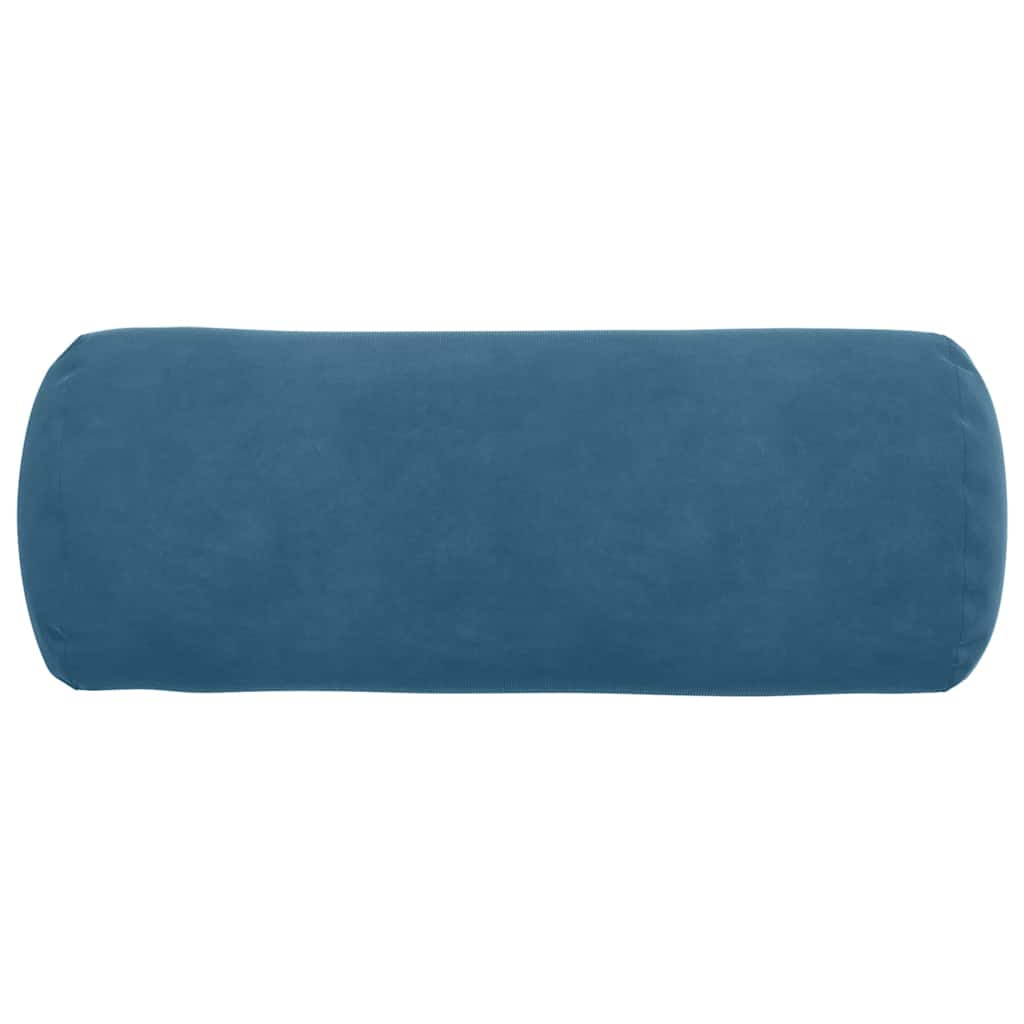 Cuscini a rullo 2 pcs Blu Ø 15 x 40 cm Tessuto in Cords