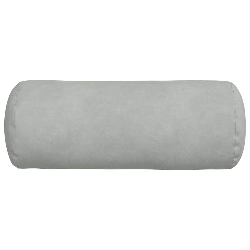 Cuscini a rullo 2 pcs Grigio chiaro Ø 15 x 40 cm