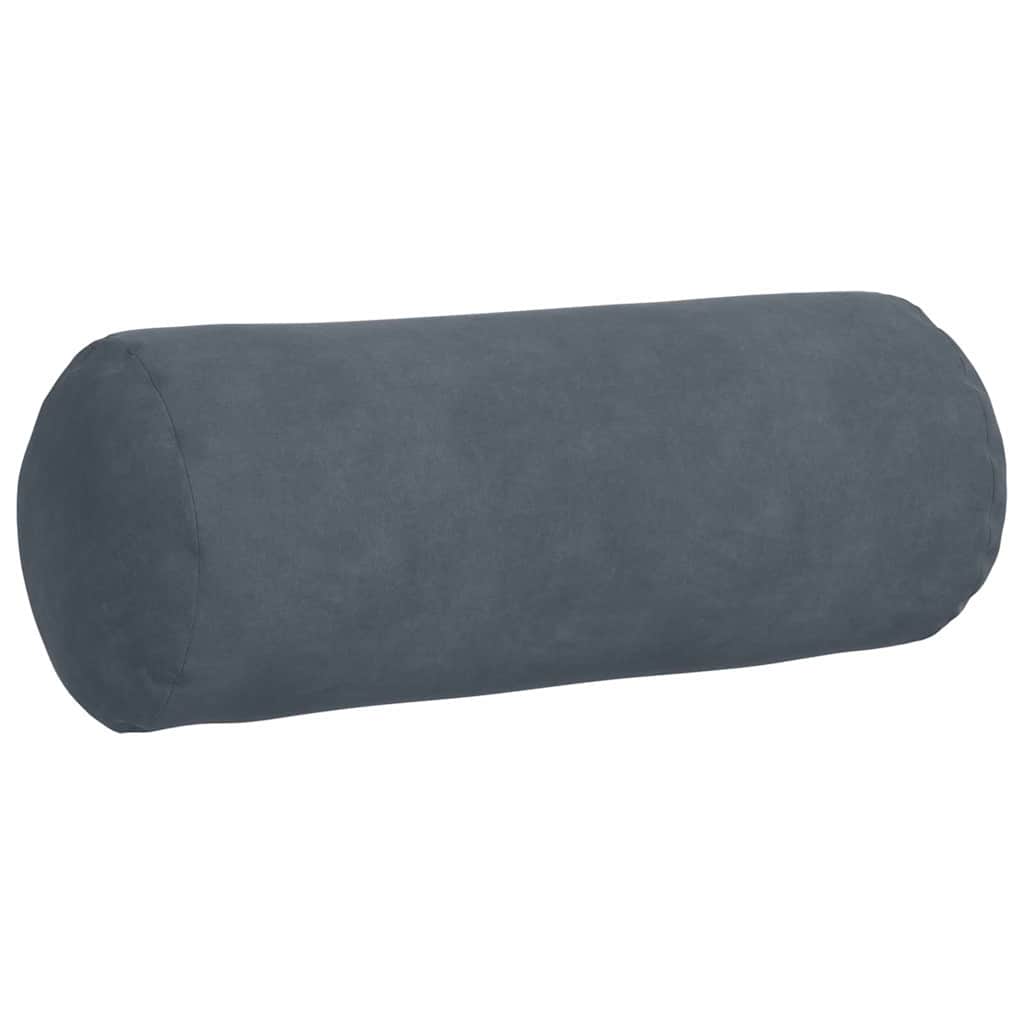 Cuscini a rullo 2 pcs Grigio scuro Ø 15 x 40 cm