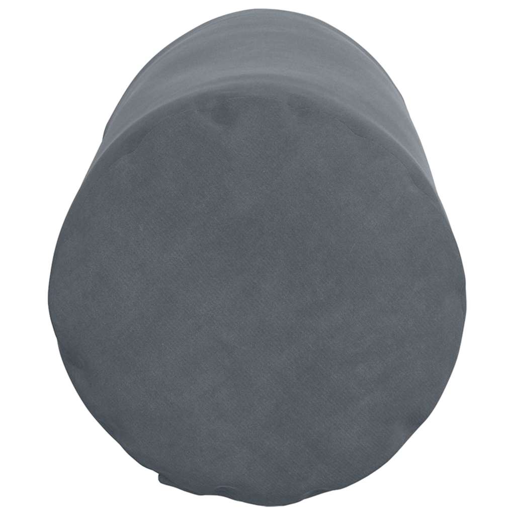 Cuscini a rullo 2 pcs Grigio scuro Ø 15 x 40 cm
