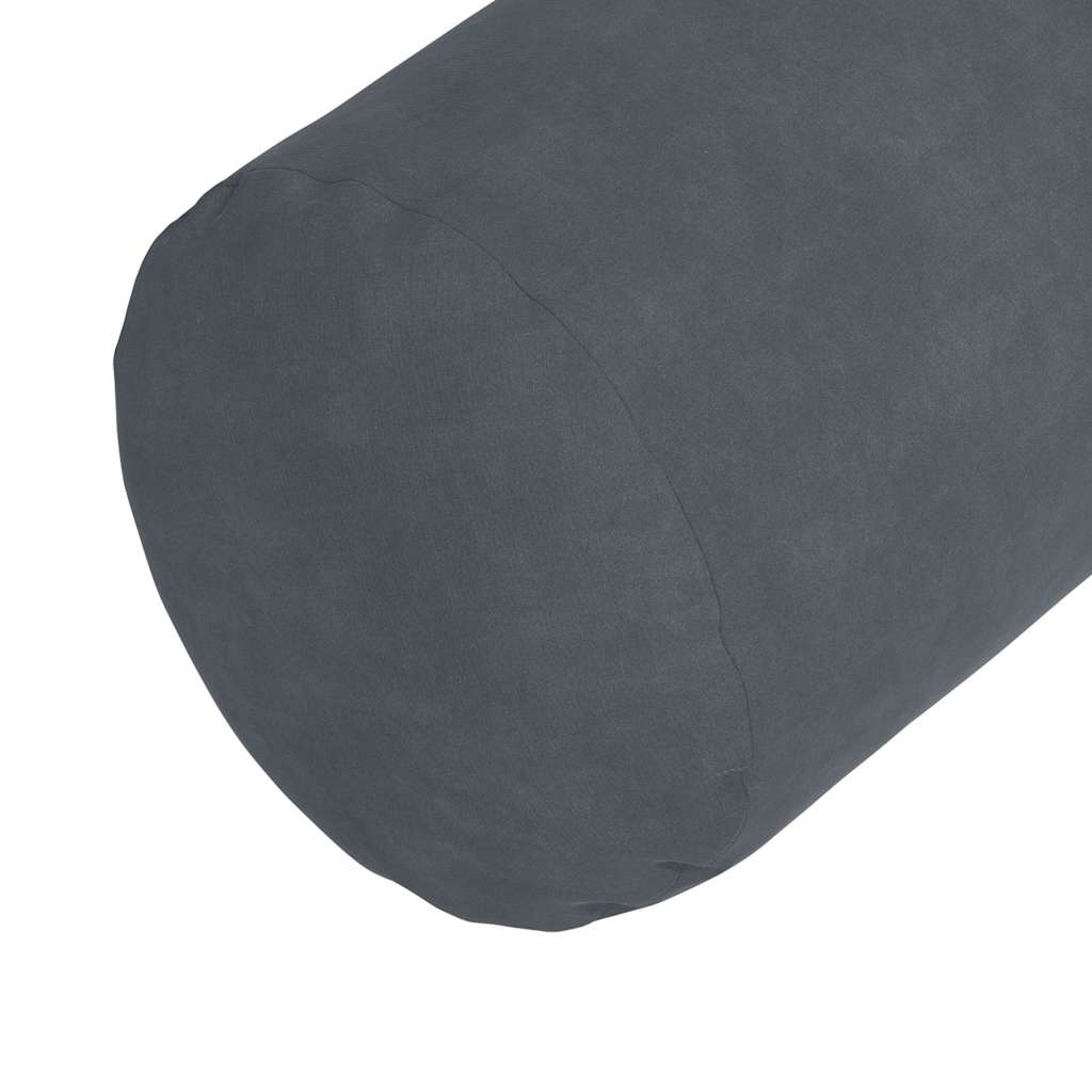 Cuscini a rullo 2 pcs Grigio scuro Ø 15 x 40 cm