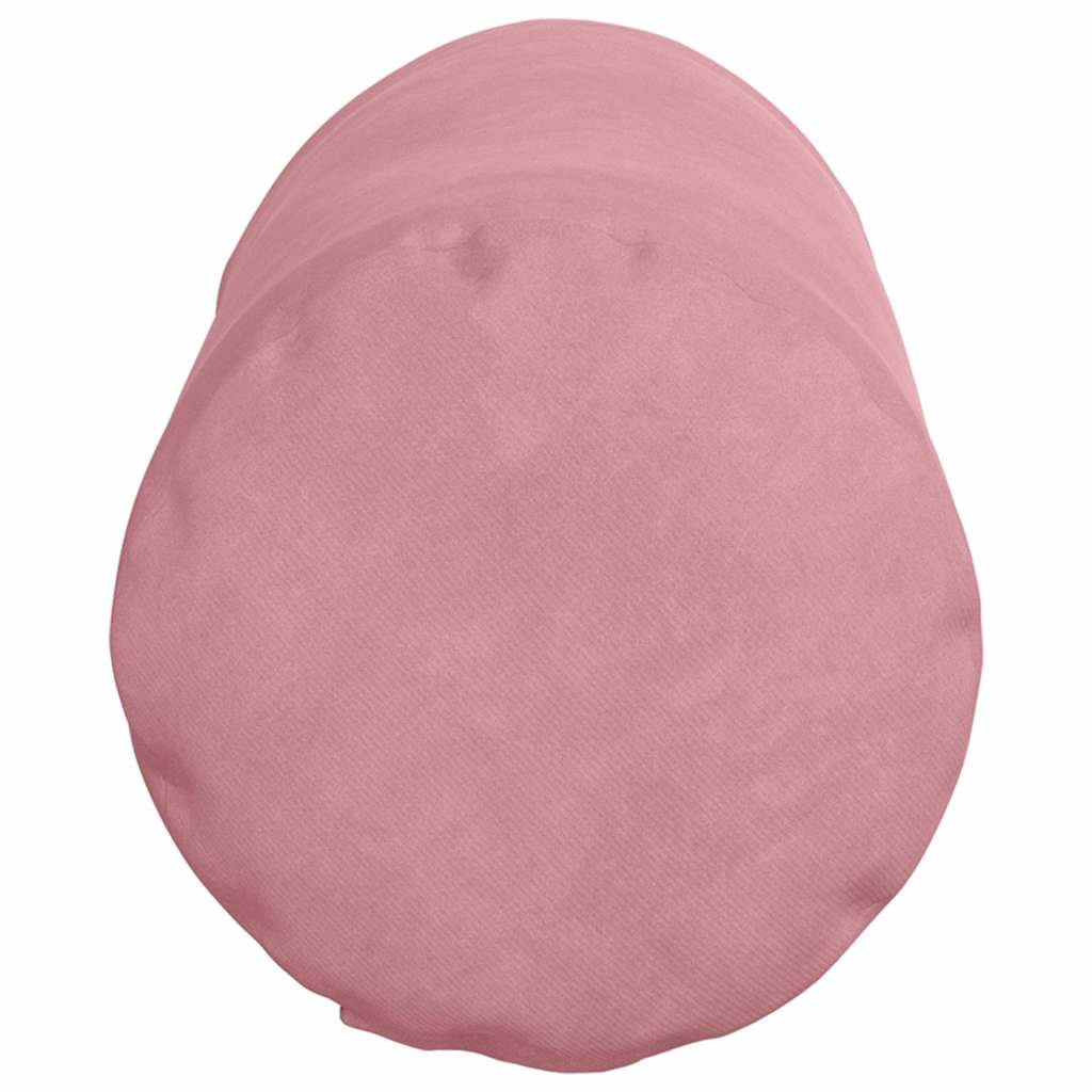 Cuscini a rullo 2 pcs Rosa Ø 15 x 40 cm Tessuto in Cords