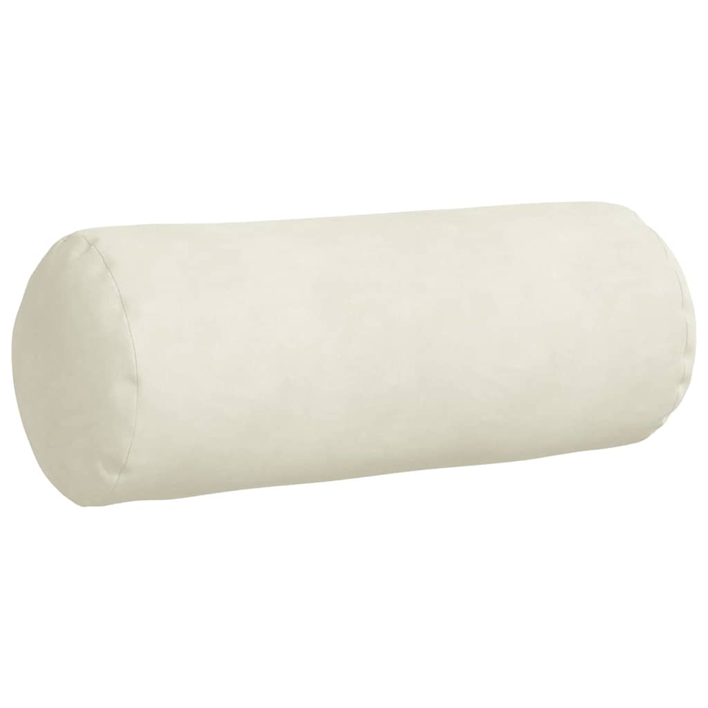 Cuscini a rullo 2 pcs Crema Ø 15 x 40 cm Tessuto in Cords