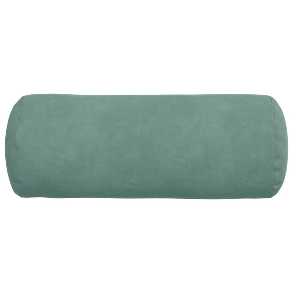 Cuscini a rullo 2 pcs Verde Mare Ø 15 x 40 cm Tessuto in Cords