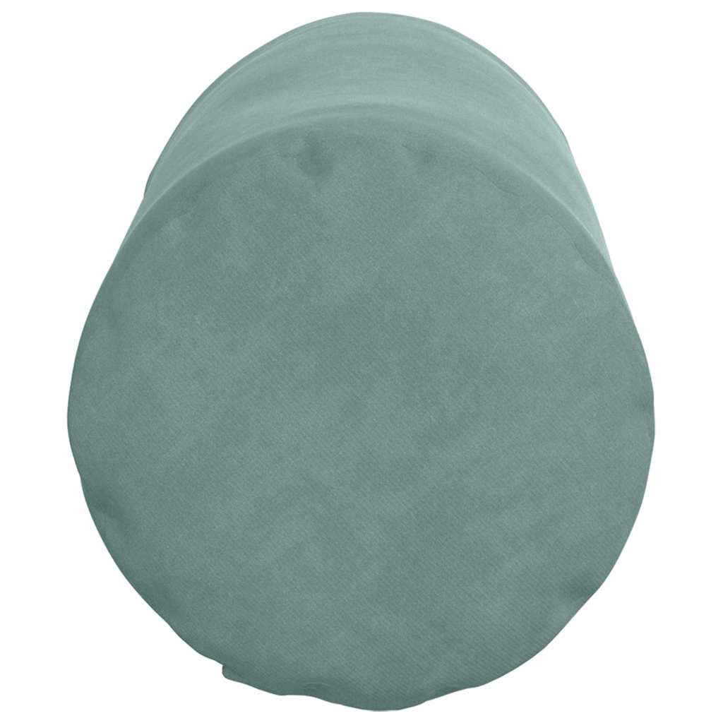 Cuscini a rullo 2 pcs Verde Mare Ø 15 x 40 cm Tessuto in Cords