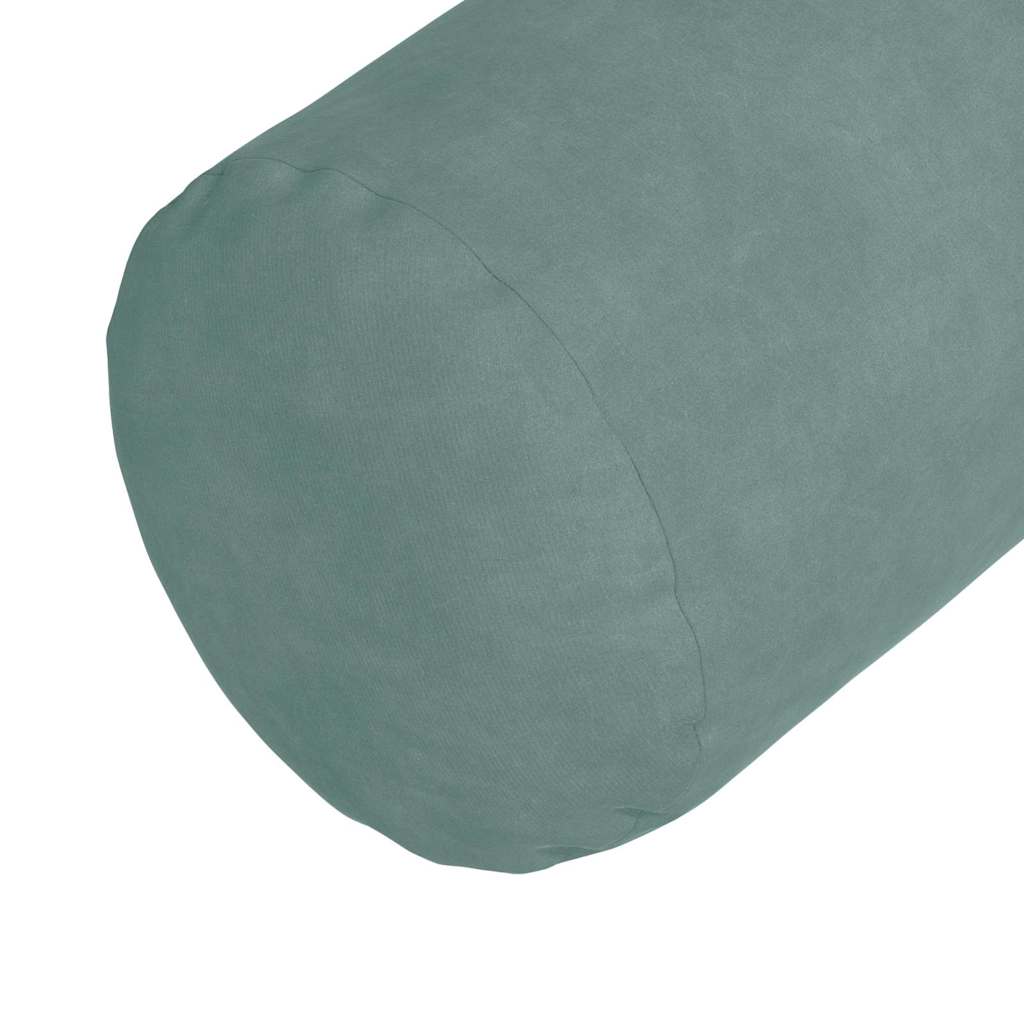 Cuscini a rullo 2 pcs Verde Mare Ø 15 x 40 cm Tessuto in Cords