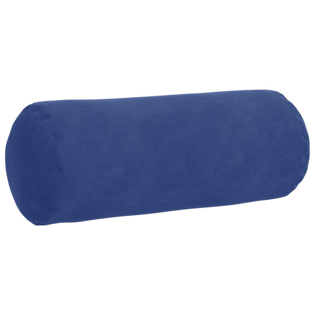 Cuscini a rullo 2 pcs Blu Polizia Ø 15 x 40 cm Tessuto in Cords