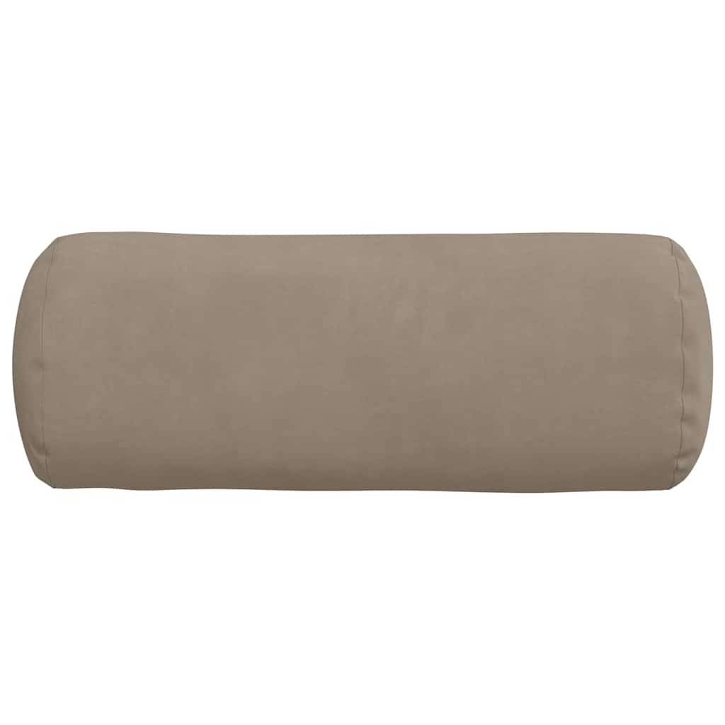 Cuscini a rullo 2 pz Tessuto in Microfibra Talpa Ø 15 x 40 cm