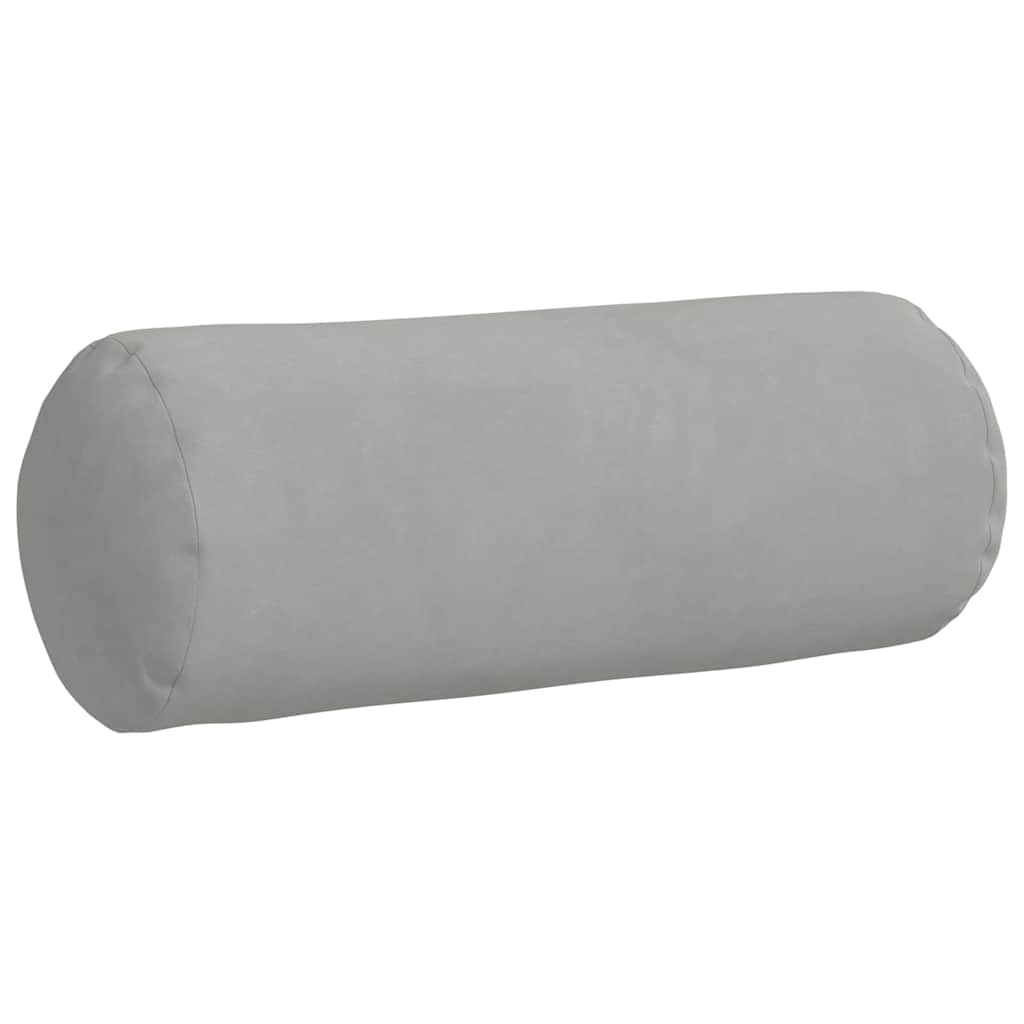 Cuscini a rullo 2 pcs Grigio chiaro Ø 15 x 40 cm