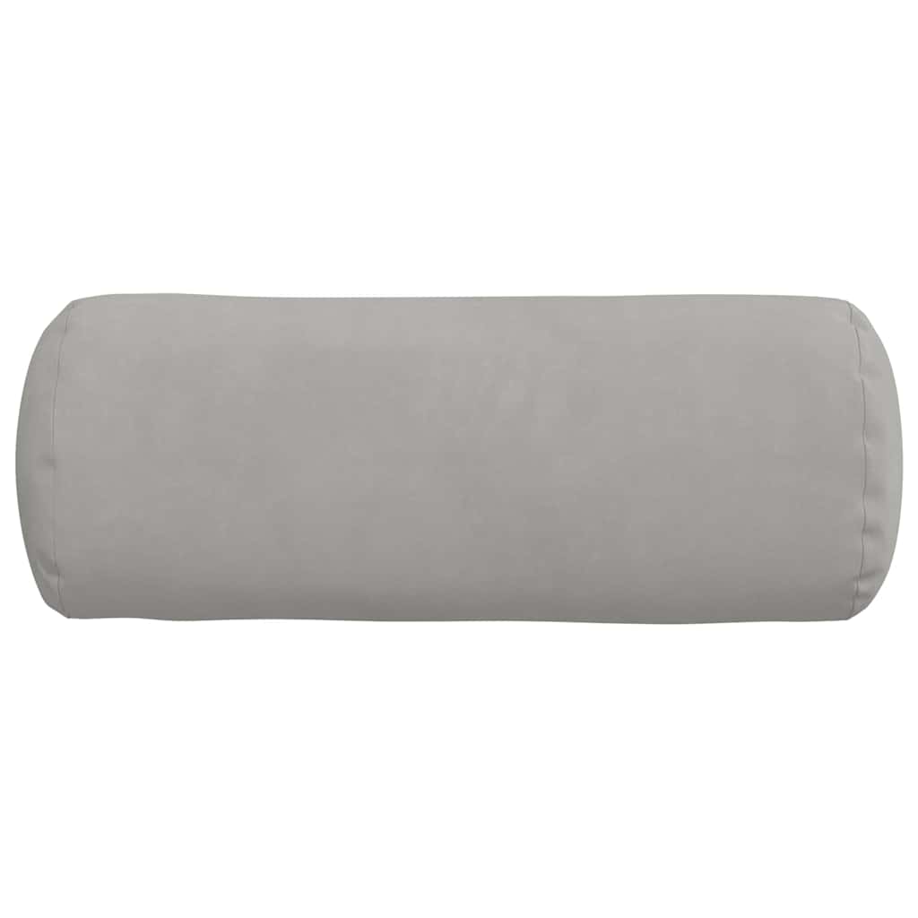 Cuscini a rullo 2 pcs Grigio chiaro Ø 15 x 40 cm