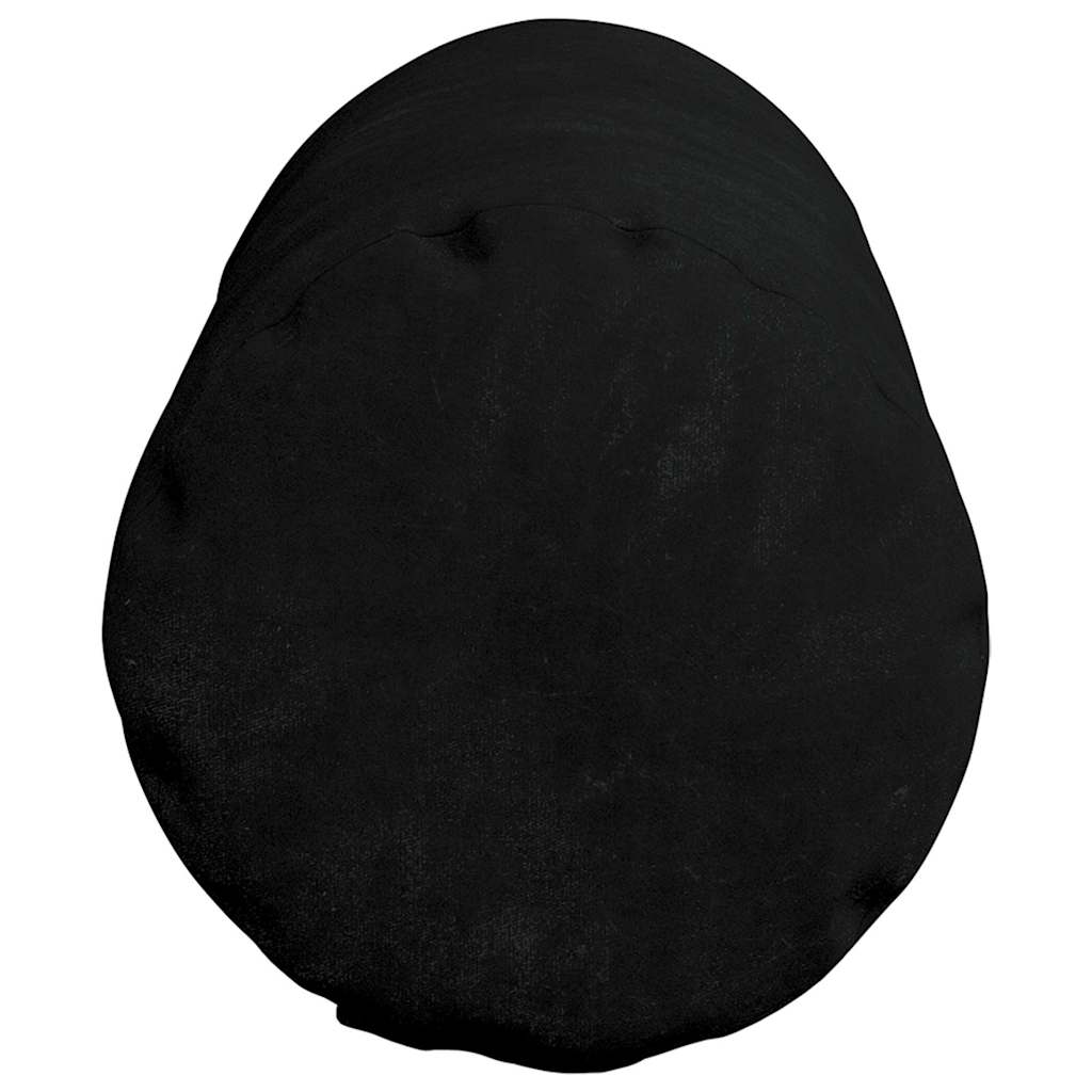 Cuscini a rullo 2 pcs Nero Ø 15 x 40 cm Tessuto in Microfibra