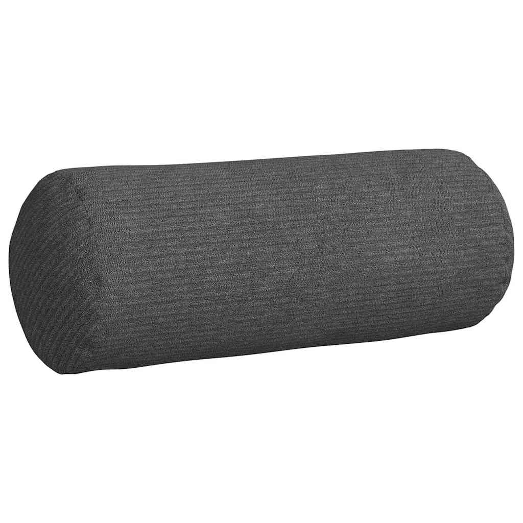 Cuscini a rullo 2 pcs Grigio scuro Ø 15 x 40 cm