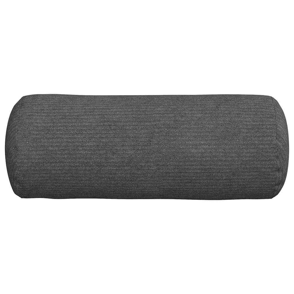 Cuscini a rullo 2 pcs Grigio scuro Ø 15 x 40 cm