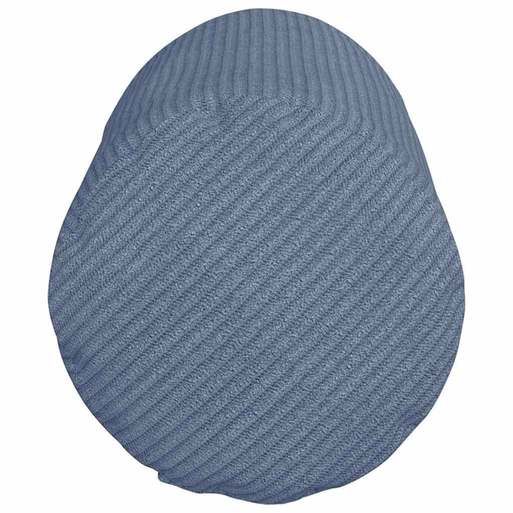 Cuscini a rullo 2 pcs Blu Ø 15 x 40 cm Tessuto in Cords