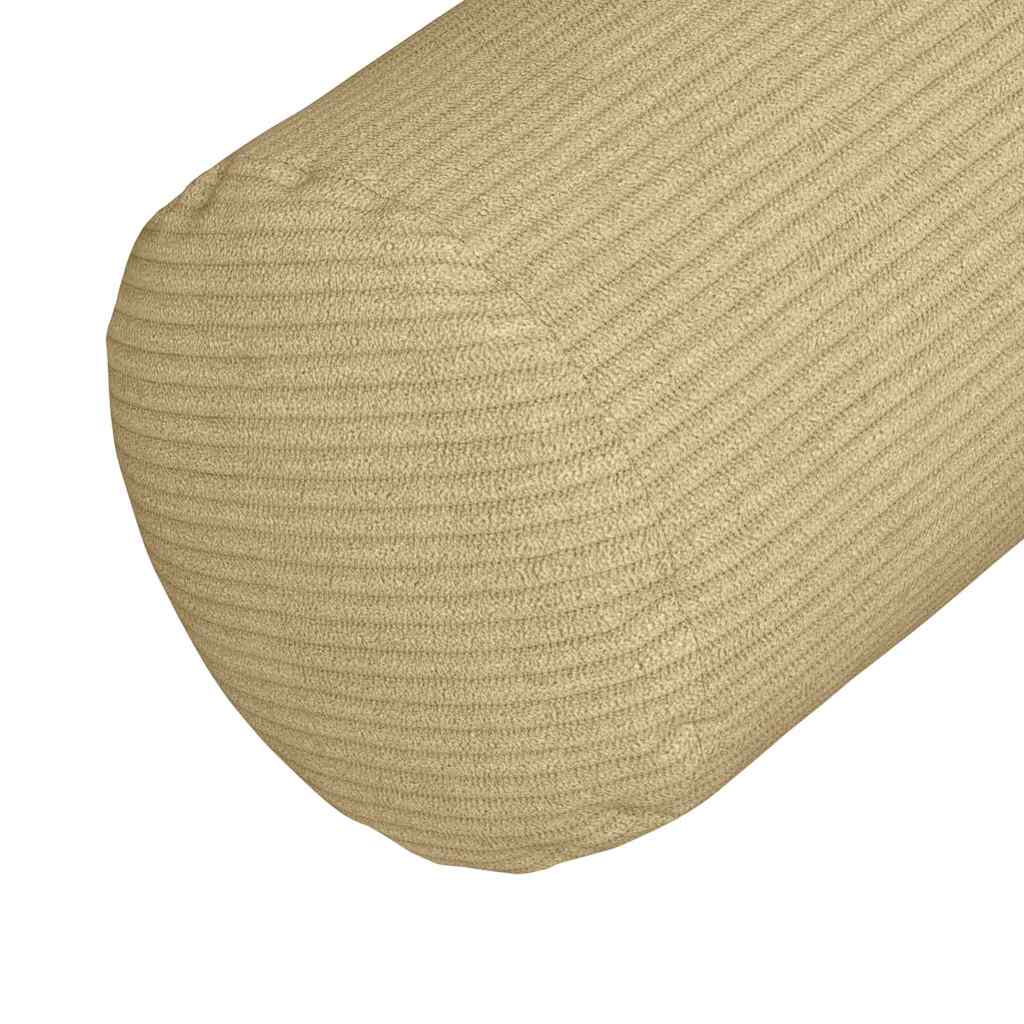 Cuscini a rullo 2 pcs Grigio Verde Ø 15 x 40 cm