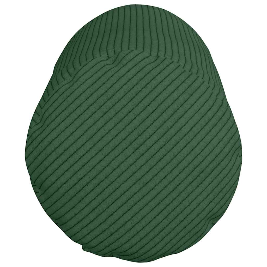 Cuscini a rullo 2 pcs Verde Scuro Ø 15 x 40 cm Tessuto in Cords