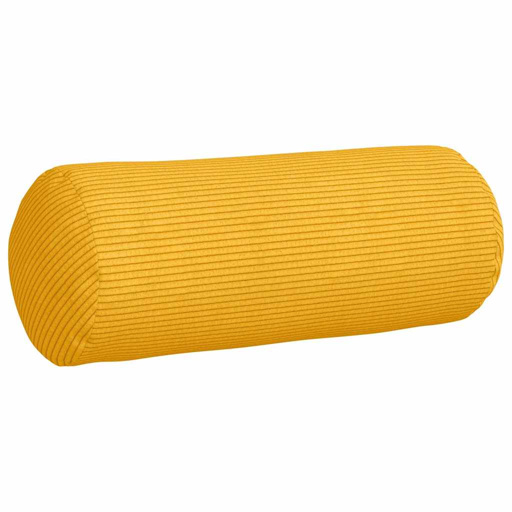 Cuscini a rullo 2 pcs Giallo Chiaro Ø 15 x 40 cm