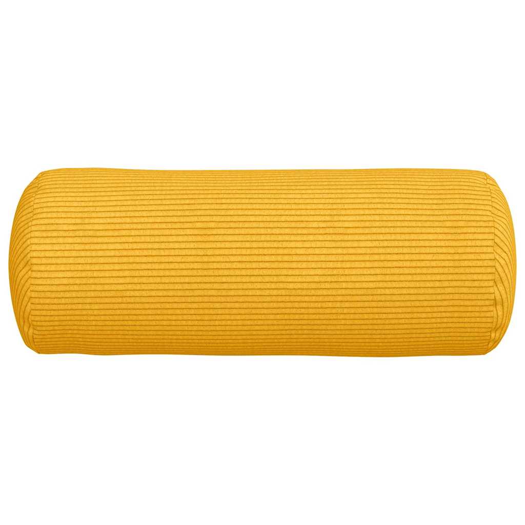 Cuscini a rullo 2 pcs Giallo Chiaro Ø 15 x 40 cm