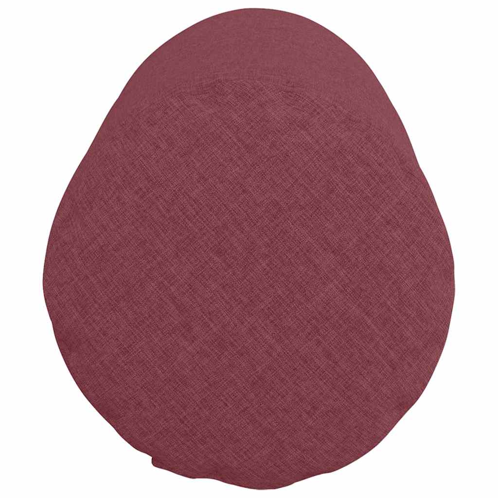 Cuscini a rullo 2 pz Tessuto Rosso Vino Ø 25 x 70 cm