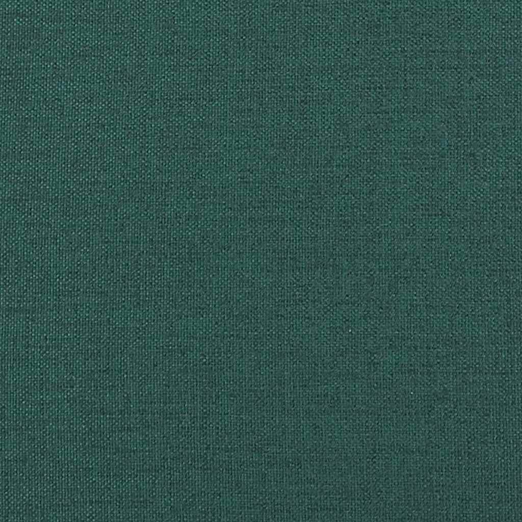 Cuscini a rullo 2 pz Tessuto Verde Scuro Ø 25 x 70 cm