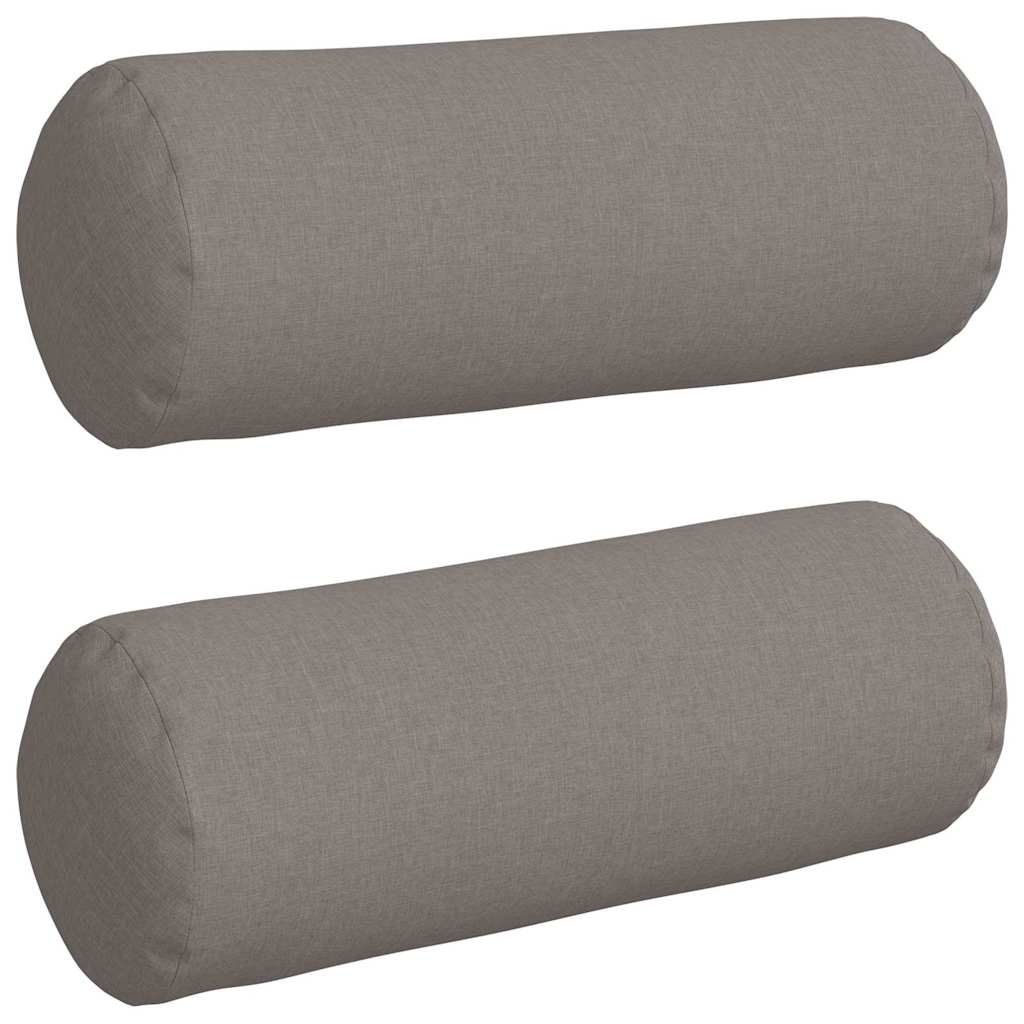 Cuscini a rullo 2 pz Tessuto Talpa Ø 25 x 70 cm