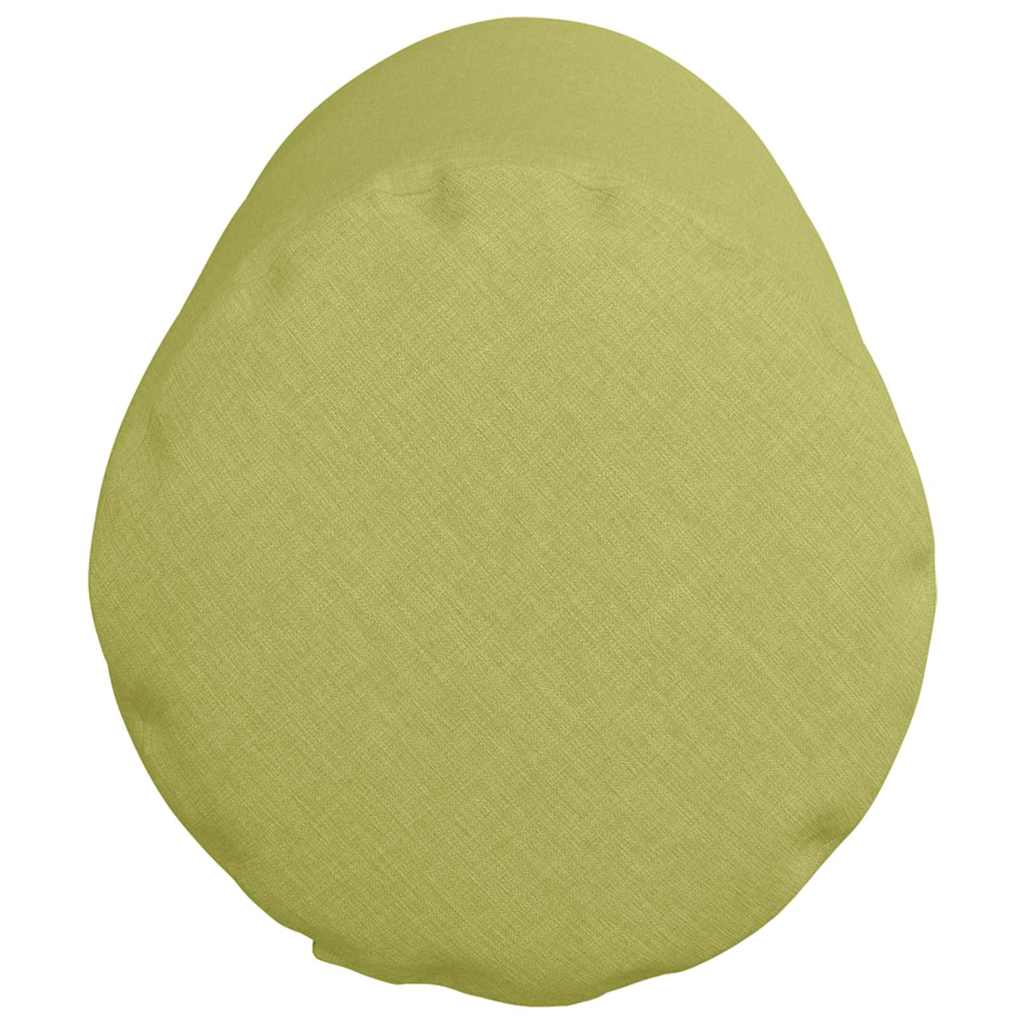 Cuscini a rullo 2 pz Tessuto Verde chiaro Ø 25 x 70 cm
