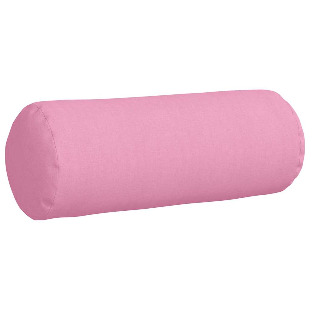 Cuscini a rullo 2 pz Tessuto Rosa Ø 25 x 70 cm