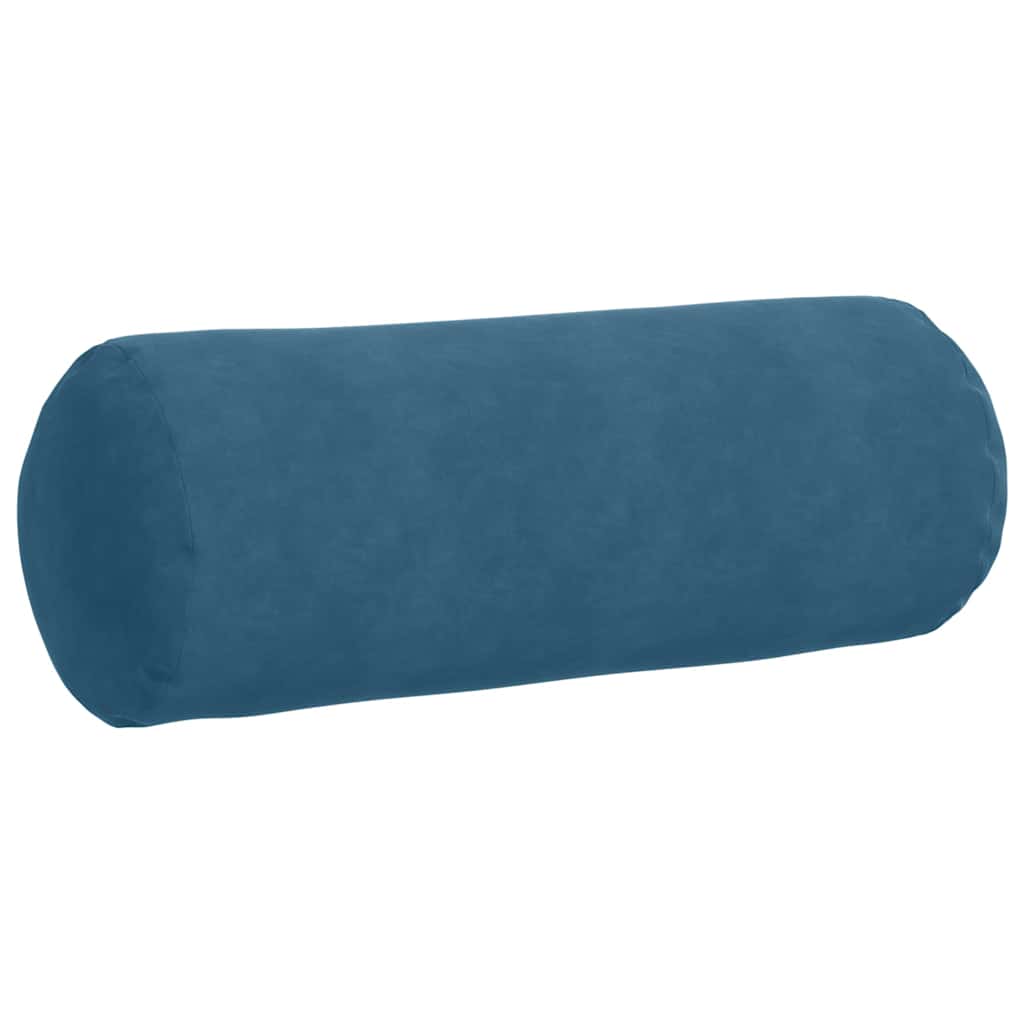Cuscini a rullo 2 pcs Blu Ø 25 x 70 cm Tessuto in Cords