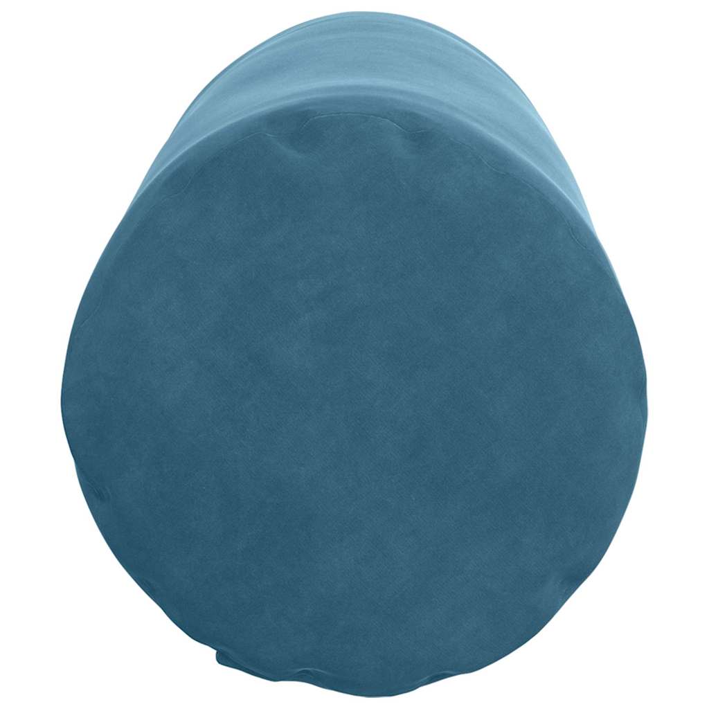 Cuscini a rullo 2 pcs Blu Ø 25 x 70 cm Tessuto in Cords