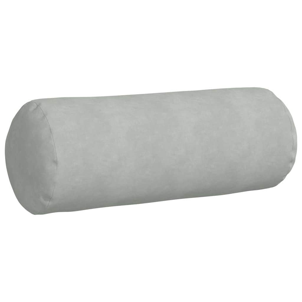 Cuscini a rullo 2 pcs Grigio chiaro Ø 25 x 70 cm