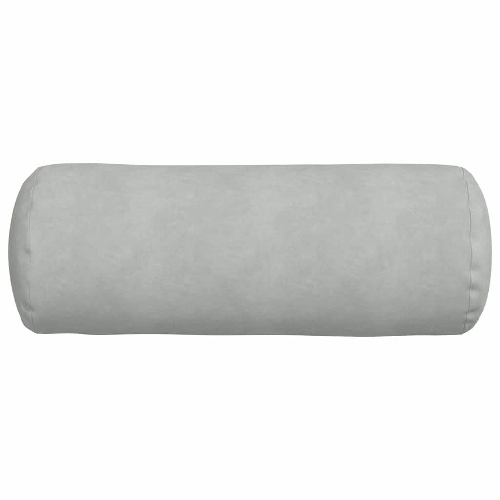 Cuscini a rullo 2 pcs Grigio chiaro Ø 25 x 70 cm