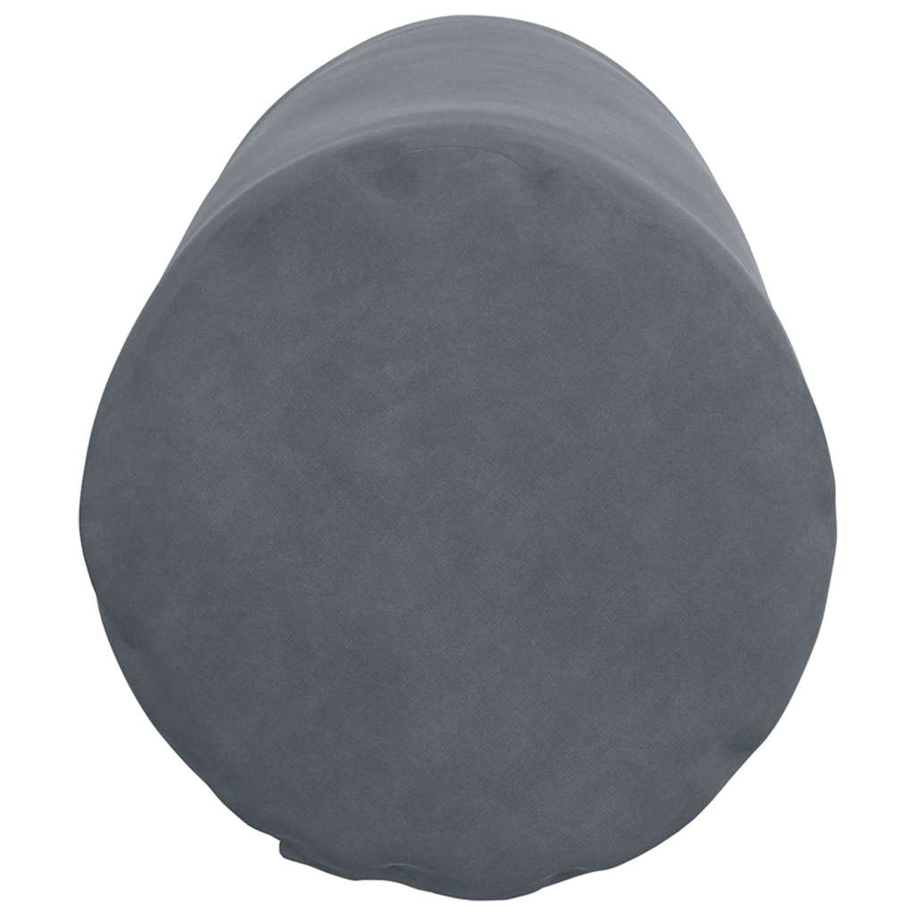 Cuscini a rullo 2 pcs Grigio scuro Ø 25 x 70 cm