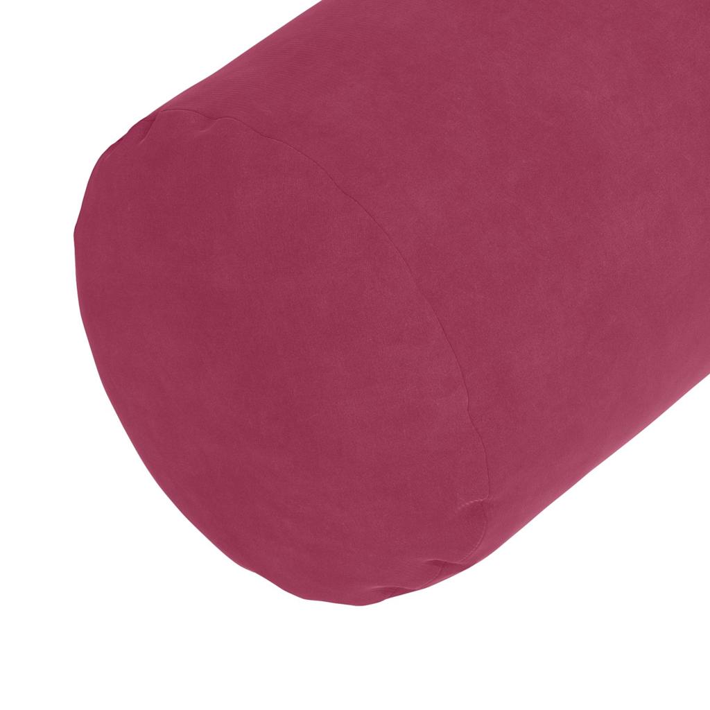 Cuscini a rullo 2 pcs Rosso Vino Ø 25 x 70 cm Tessuto in Cords