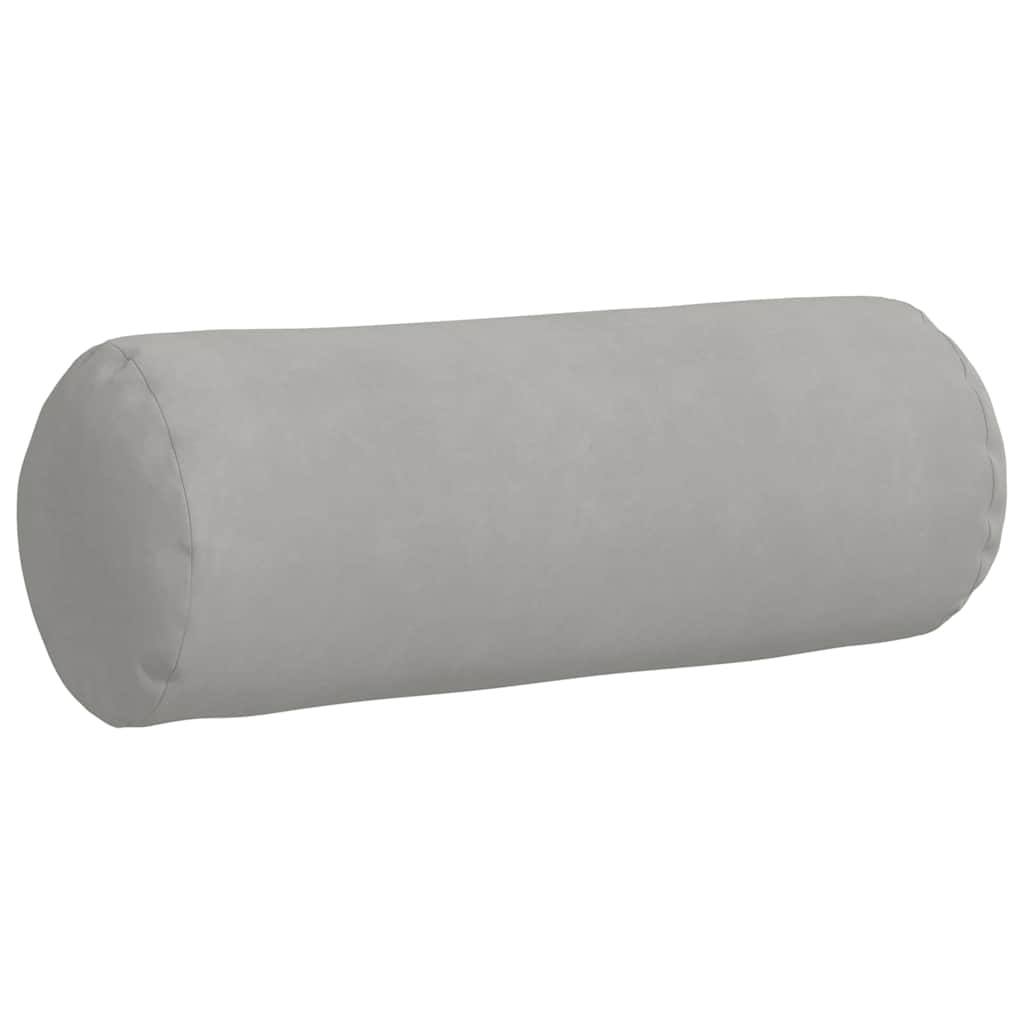 Cuscini a rullo 2 pcs Grigio chiaro Ø 25 x 70 cm