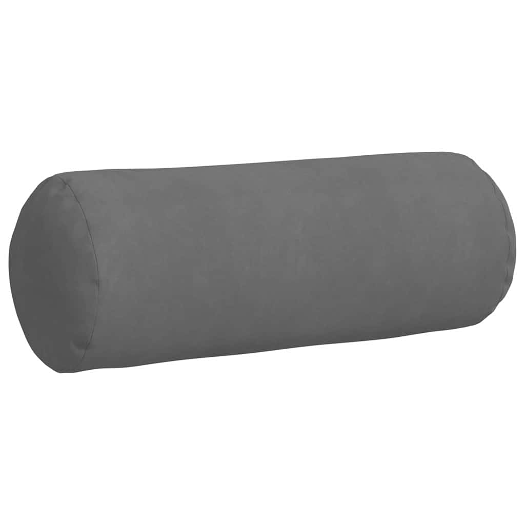 Cuscini a rullo 2 pcs Grigio scuro Ø 25 x 70 cm
