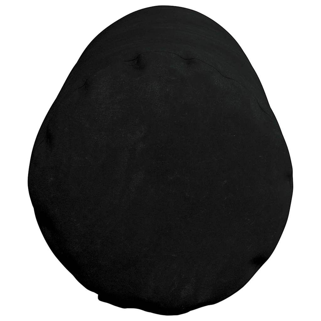 Cuscini a rullo 2 pcs Nero Ø 25 x 70 cm Tessuto in Microfibra