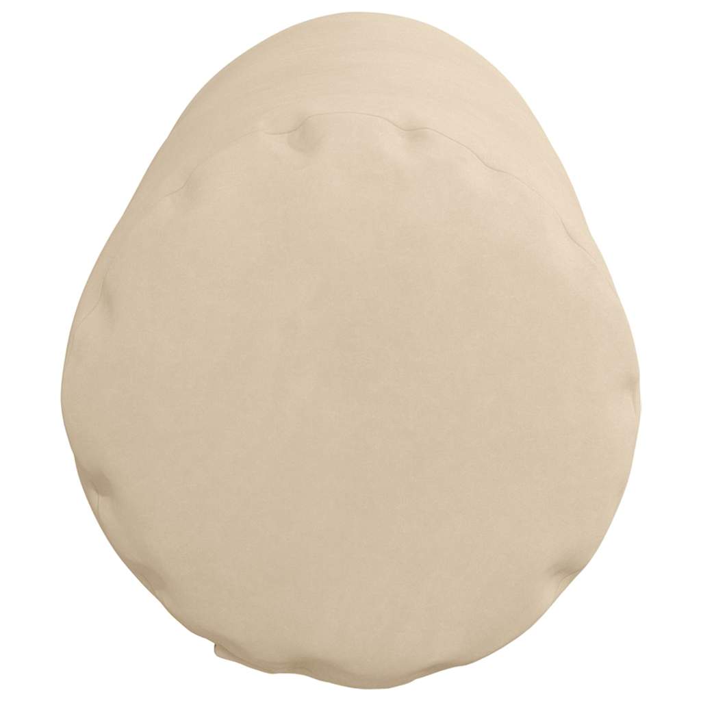 Cuscini a rullo 2 pcs Crema Ø 25 x 70 cm Tessuto in Microfibra