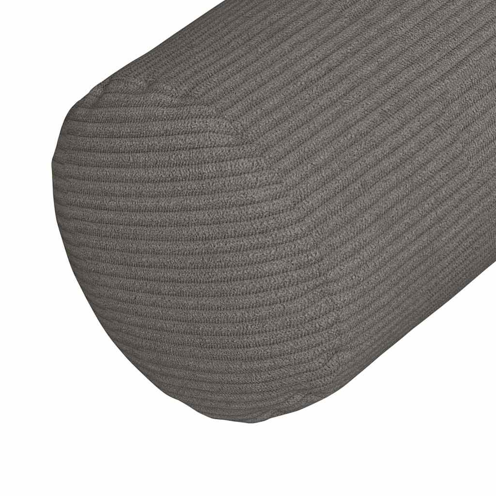 Cuscini a rullo 2 pcs Grigio chiaro Ø 25 x 70 cm