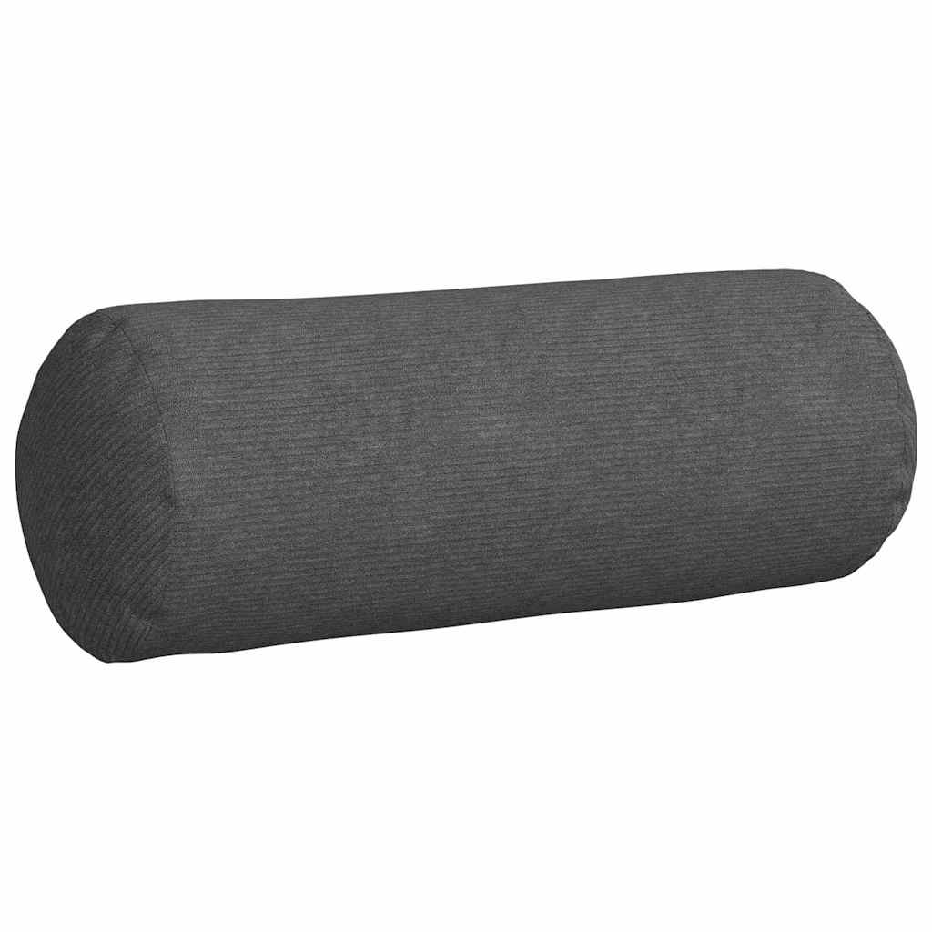 Cuscini a rullo 2 pcs Grigio scuro Ø 25 x 70 cm