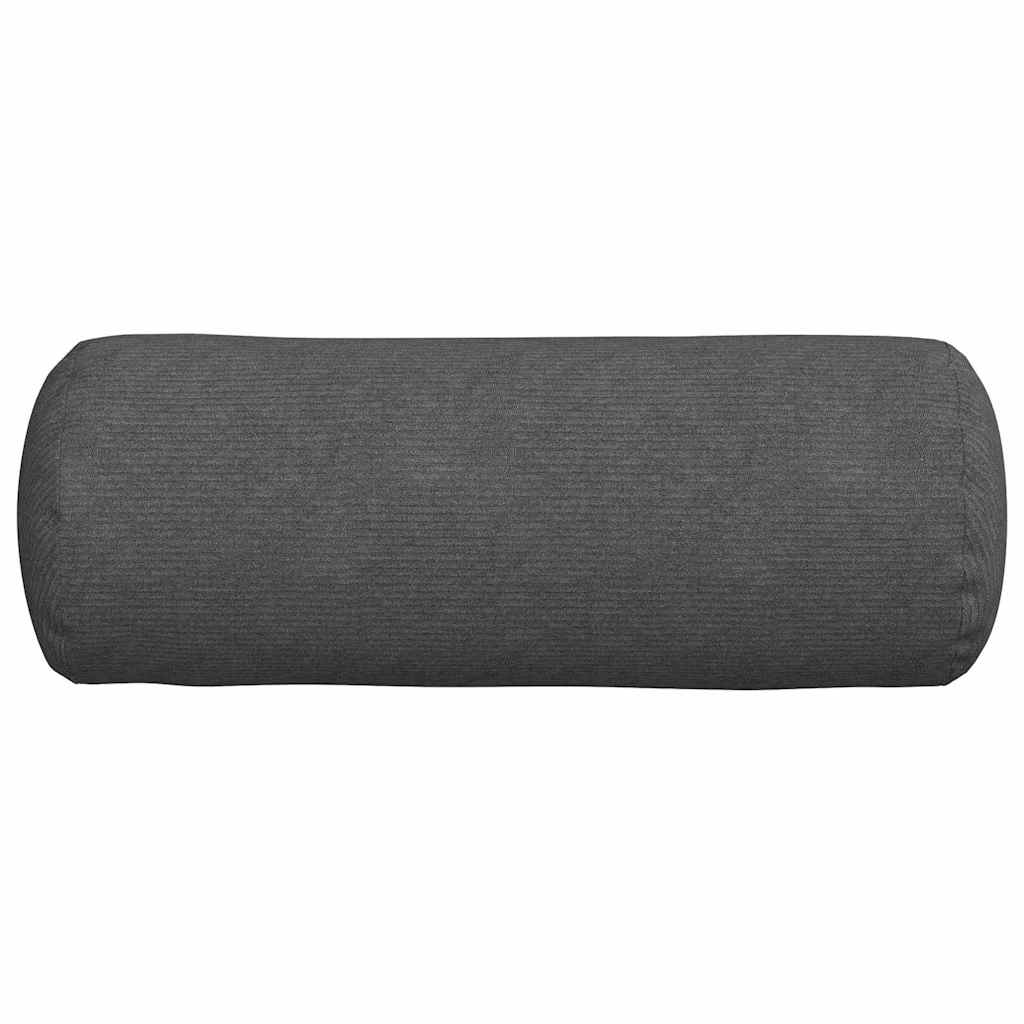 Cuscini a rullo 2 pcs Grigio scuro Ø 25 x 70 cm