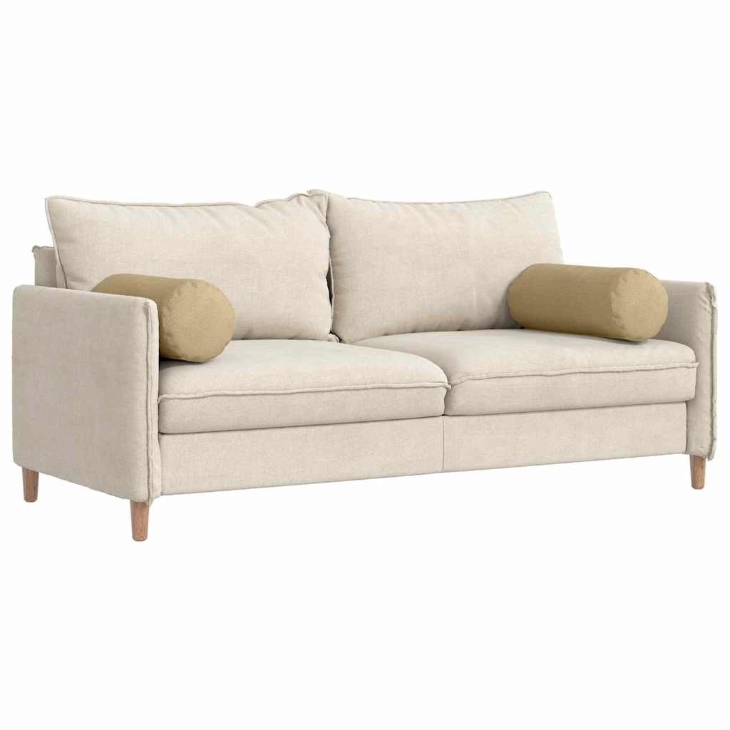 Cuscini a rullo 2 pcs Grigio Verde Ø 25 x 70 cm