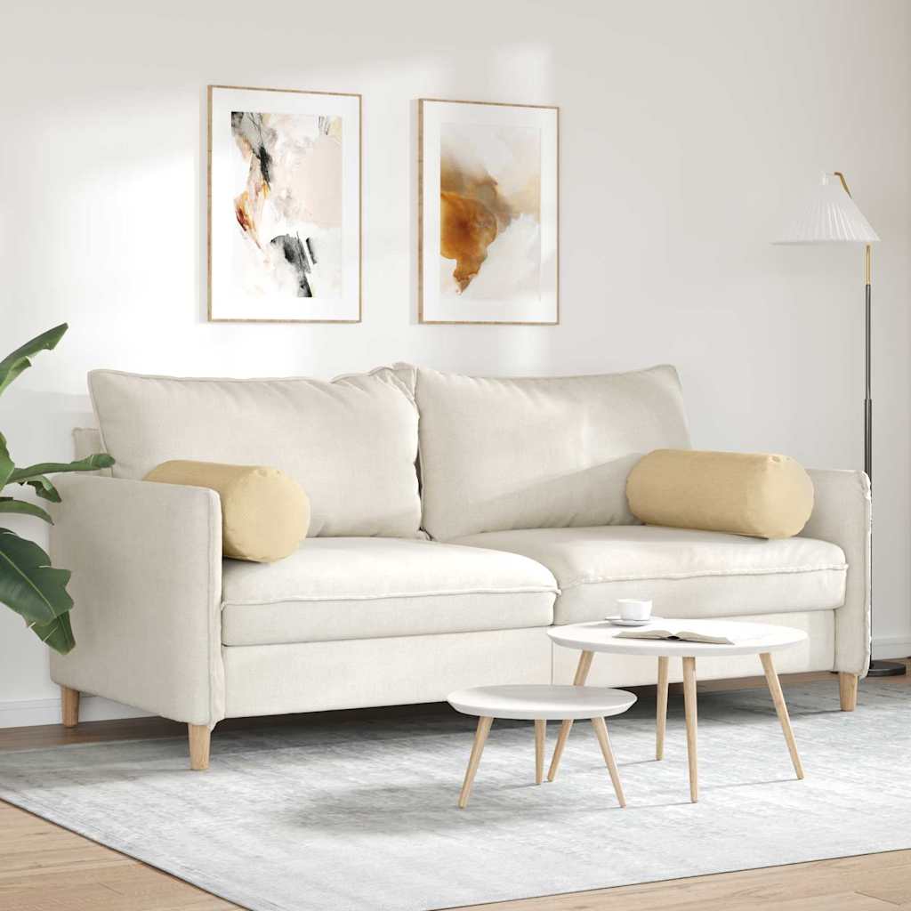 Cuscini a rullo 2 pcs Grigio Verde Ø 25 x 70 cm