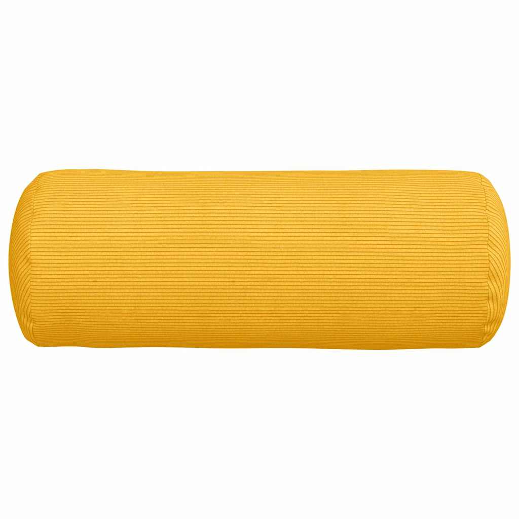 Cuscini a rullo 2 pcs Giallo Chiaro Ø 25 x 70 cm