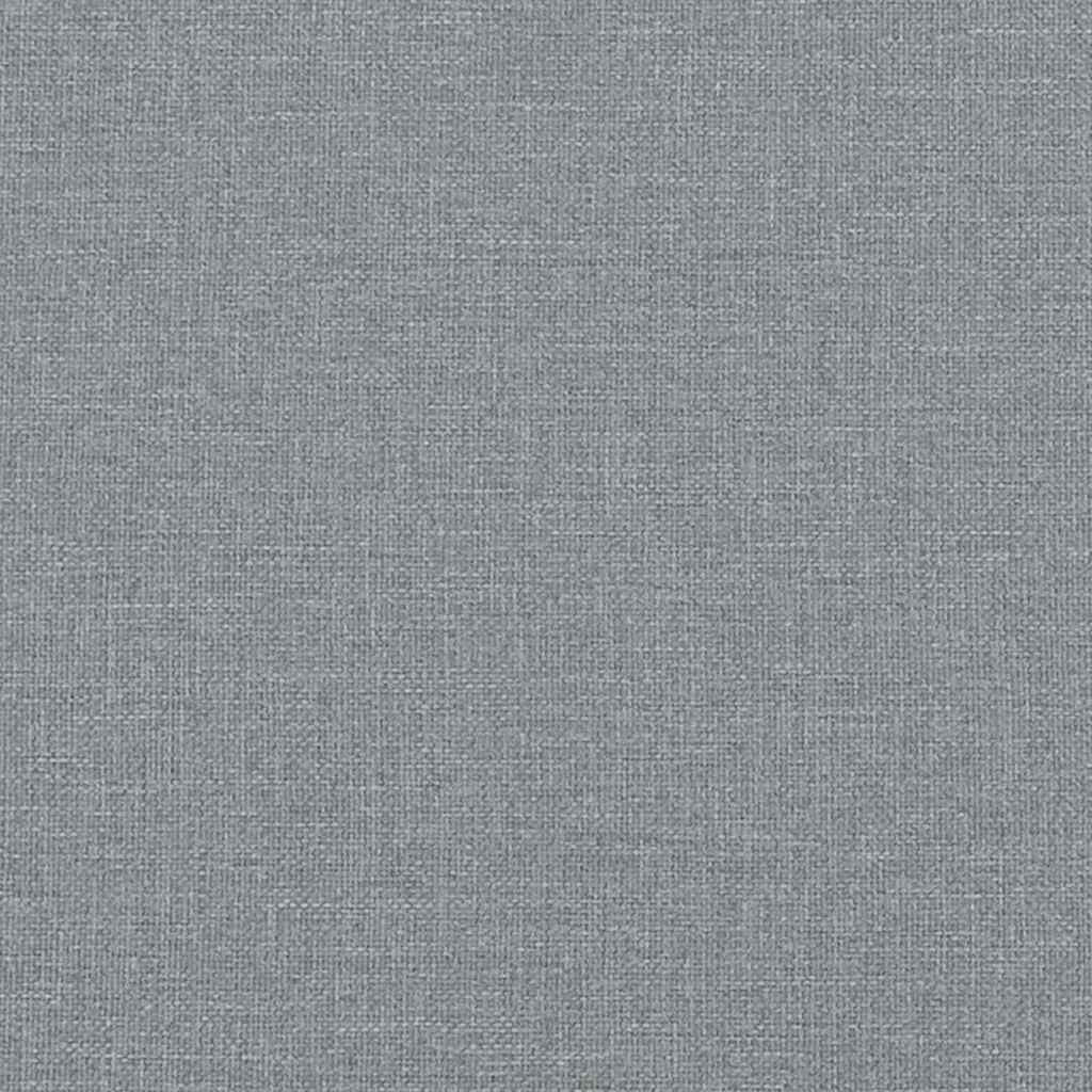 Cuscino per Schiena Grigio chiaro 45 x 24 x 50 cm Tessuto