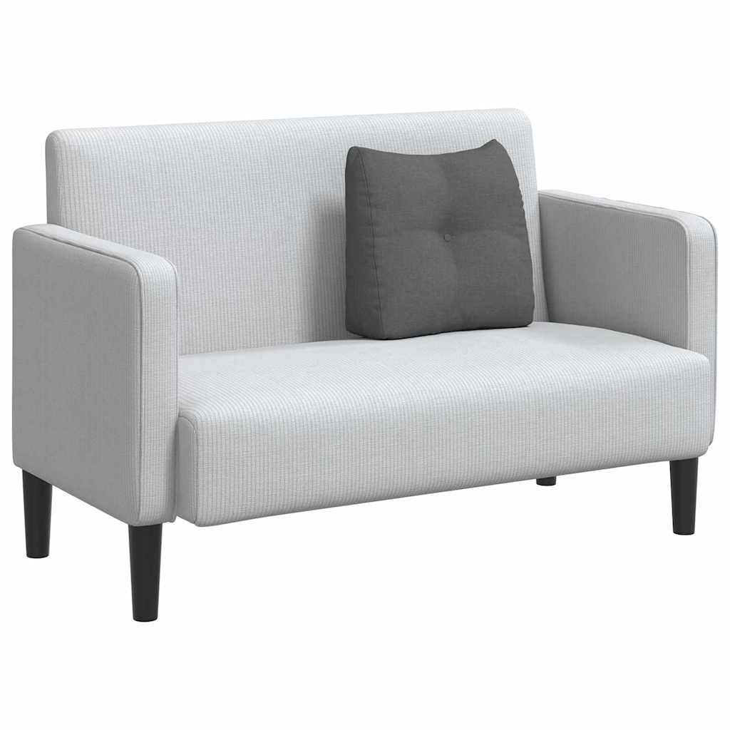 Cuscino per Schiena Grigio scuro 45 x 24 x 50 cm Tessuto