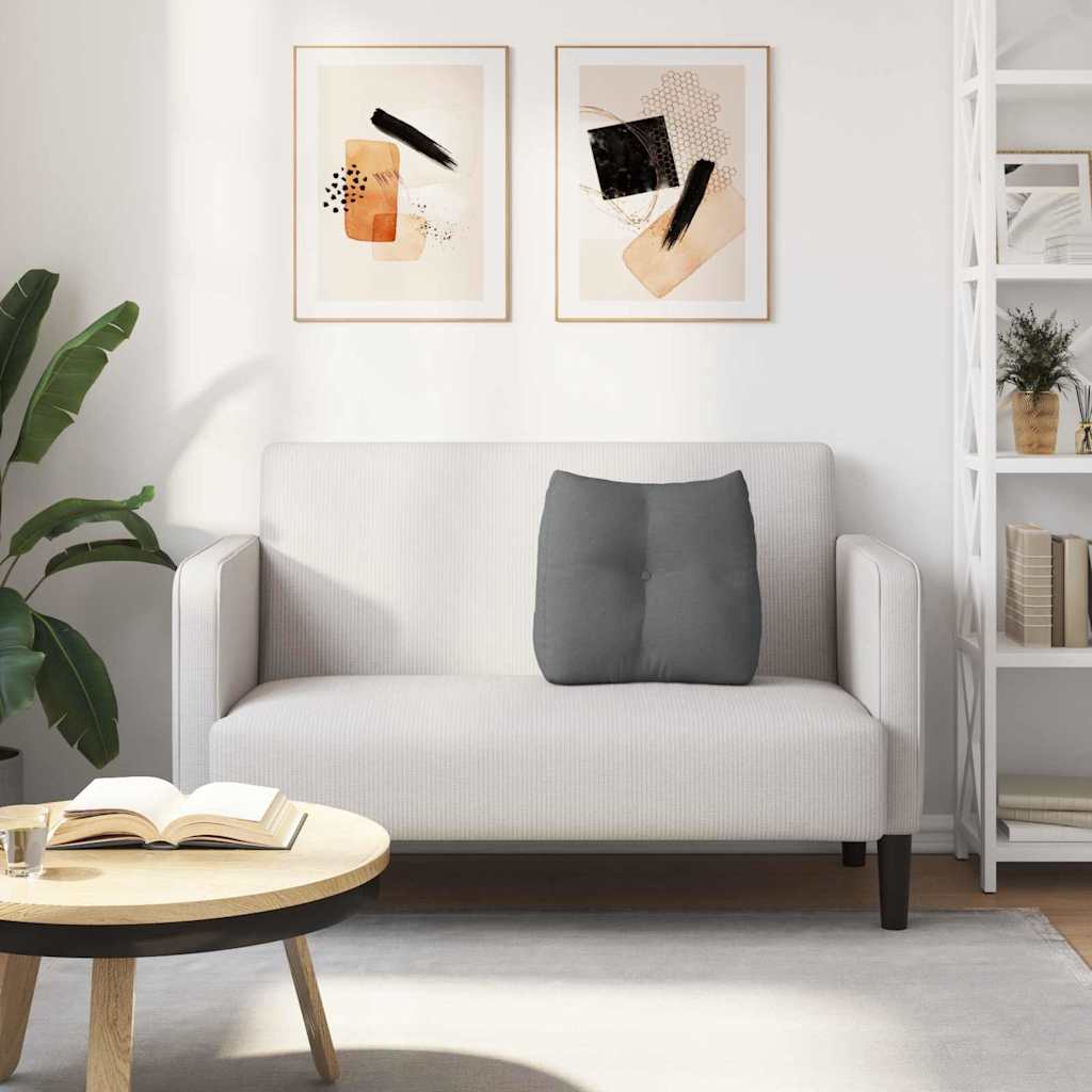 Cuscino per Schiena Grigio scuro 45 x 24 x 50 cm Tessuto