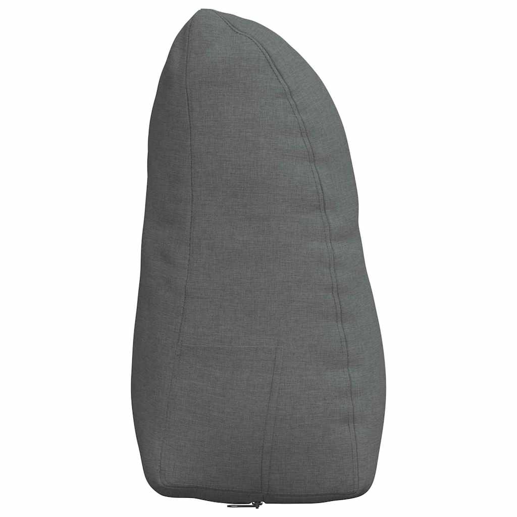Cuscino per Schiena Grigio scuro 45 x 24 x 50 cm Tessuto