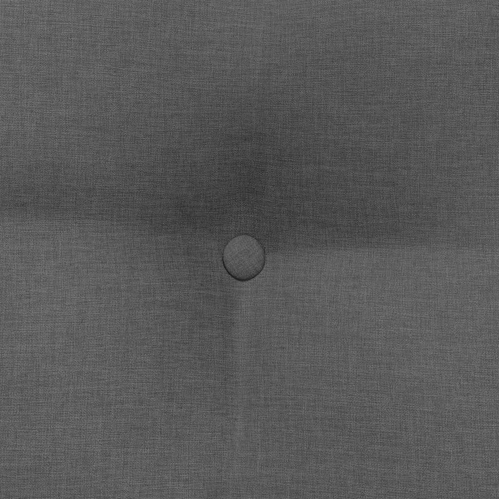 Cuscino per Schiena Grigio scuro 45 x 24 x 50 cm Tessuto