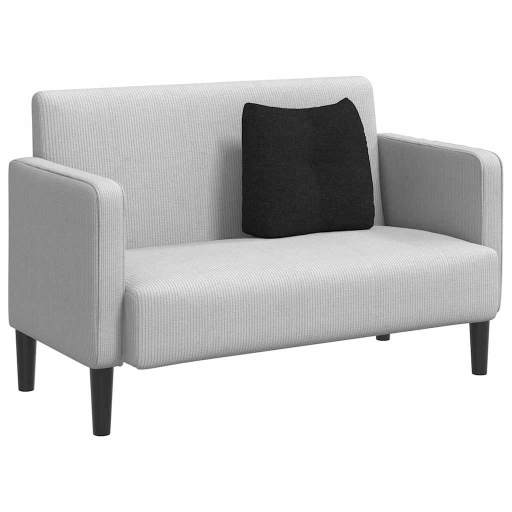 Cuscino per Schiena Nero 45 x 24 x 50 cm Tessuto