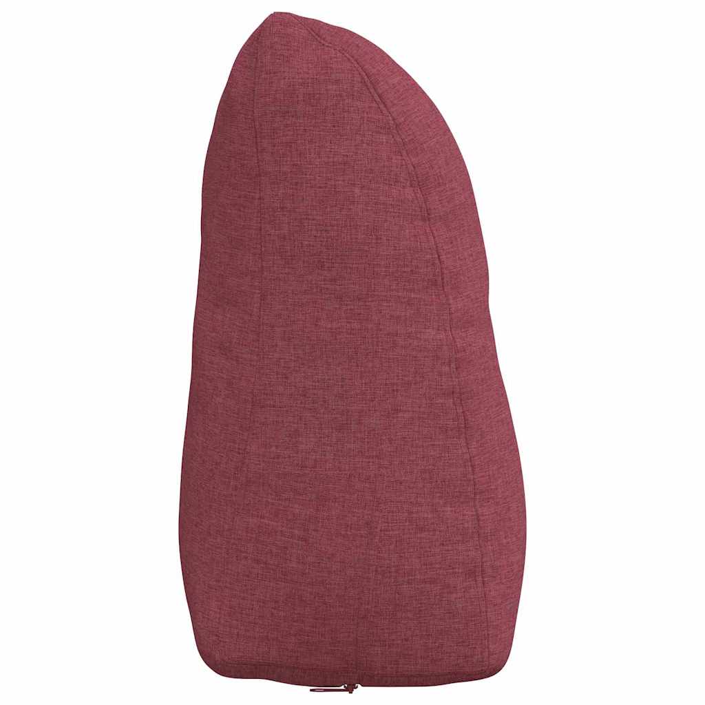 Cuscino per Schiena Rosso Vino 45 x 24 x 50 cm Tessuto